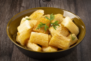 aipim frito crocante