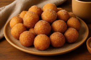bolinho de chuva crocante