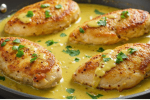 Frango ao Molho Cremoso de Mostarda