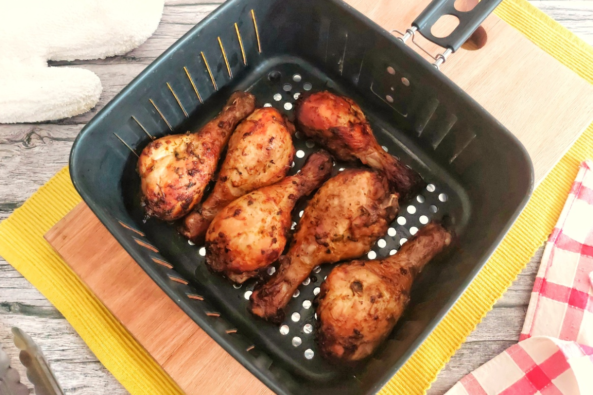 coxinha de frango na Air Fryer